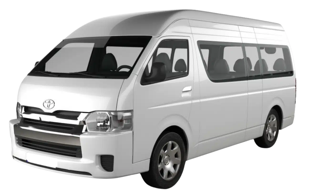 Minibus taxi in Mauritius for up to 11 passengers with a fixed mauritius taxi price